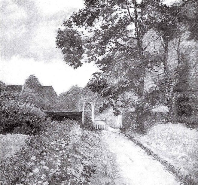 Tuin bij huize Kolthoorn (1917)
