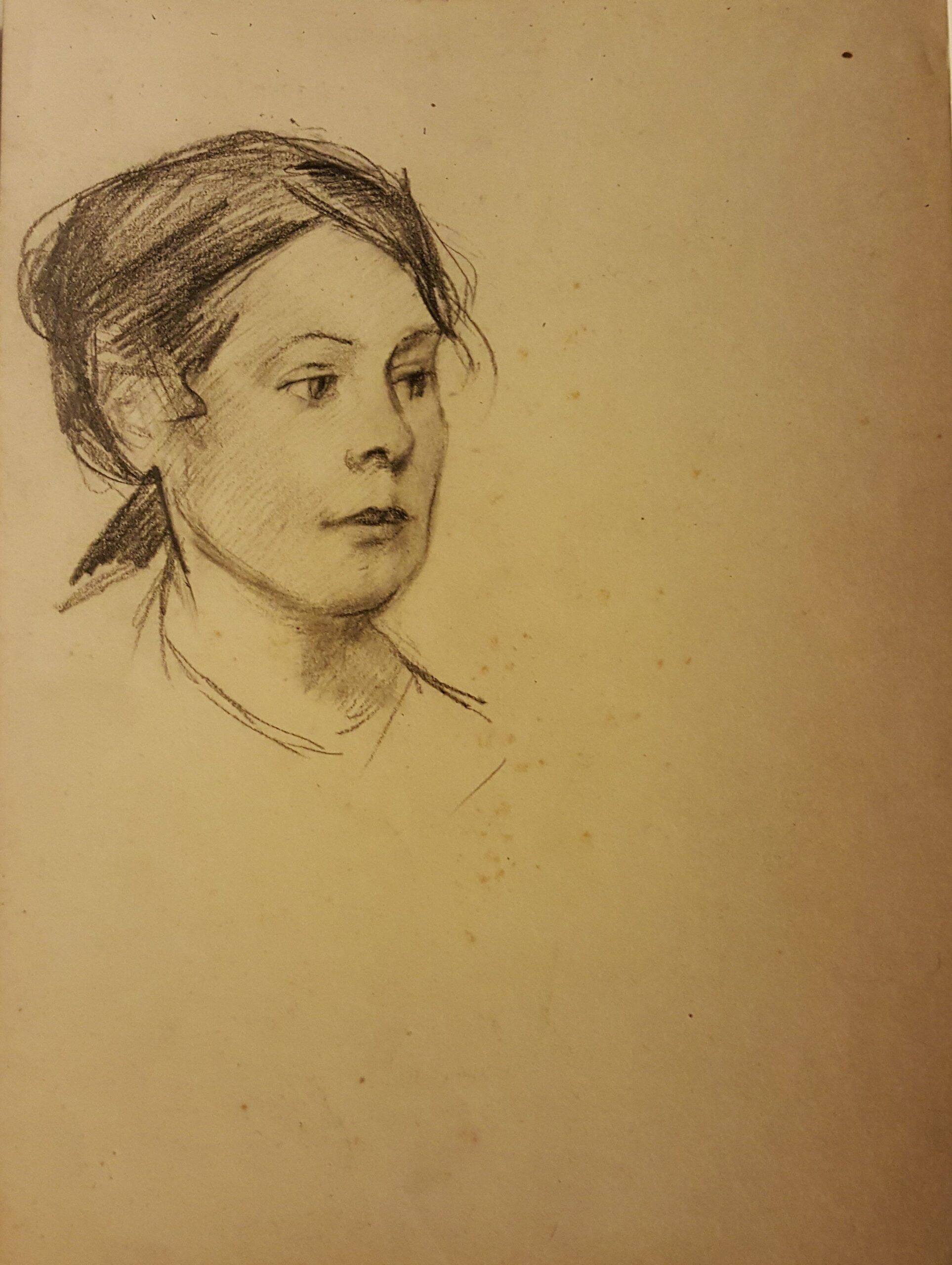 Portrettekening model (2)