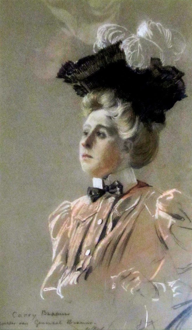 Portret Corry Braams, dochter van generaal Braams de Kat