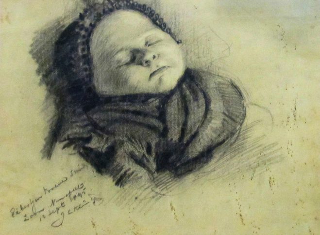 Portret baby Eibertjen Boeve (1895)