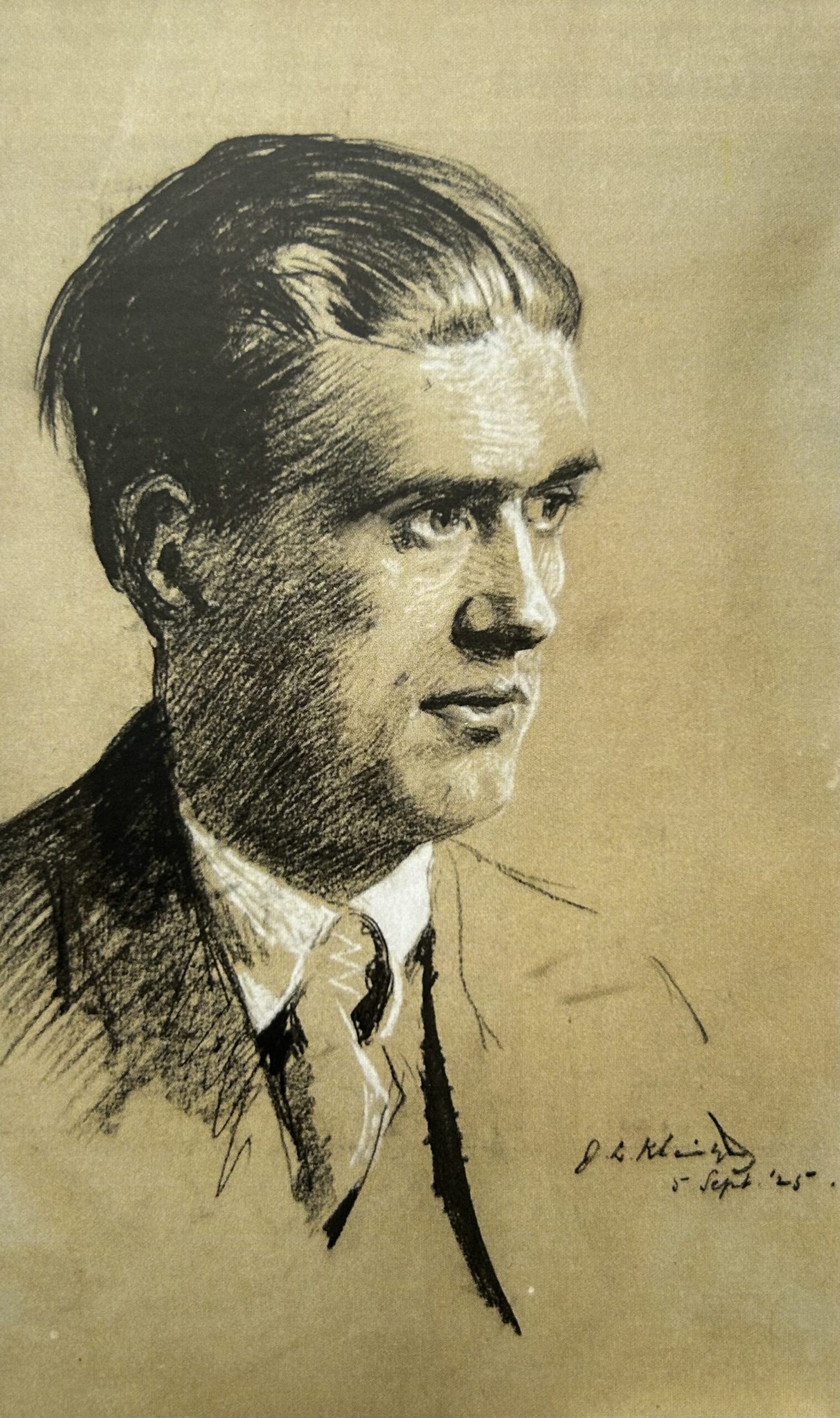 Portrettekening Rombout van Riemsdijk (1925)