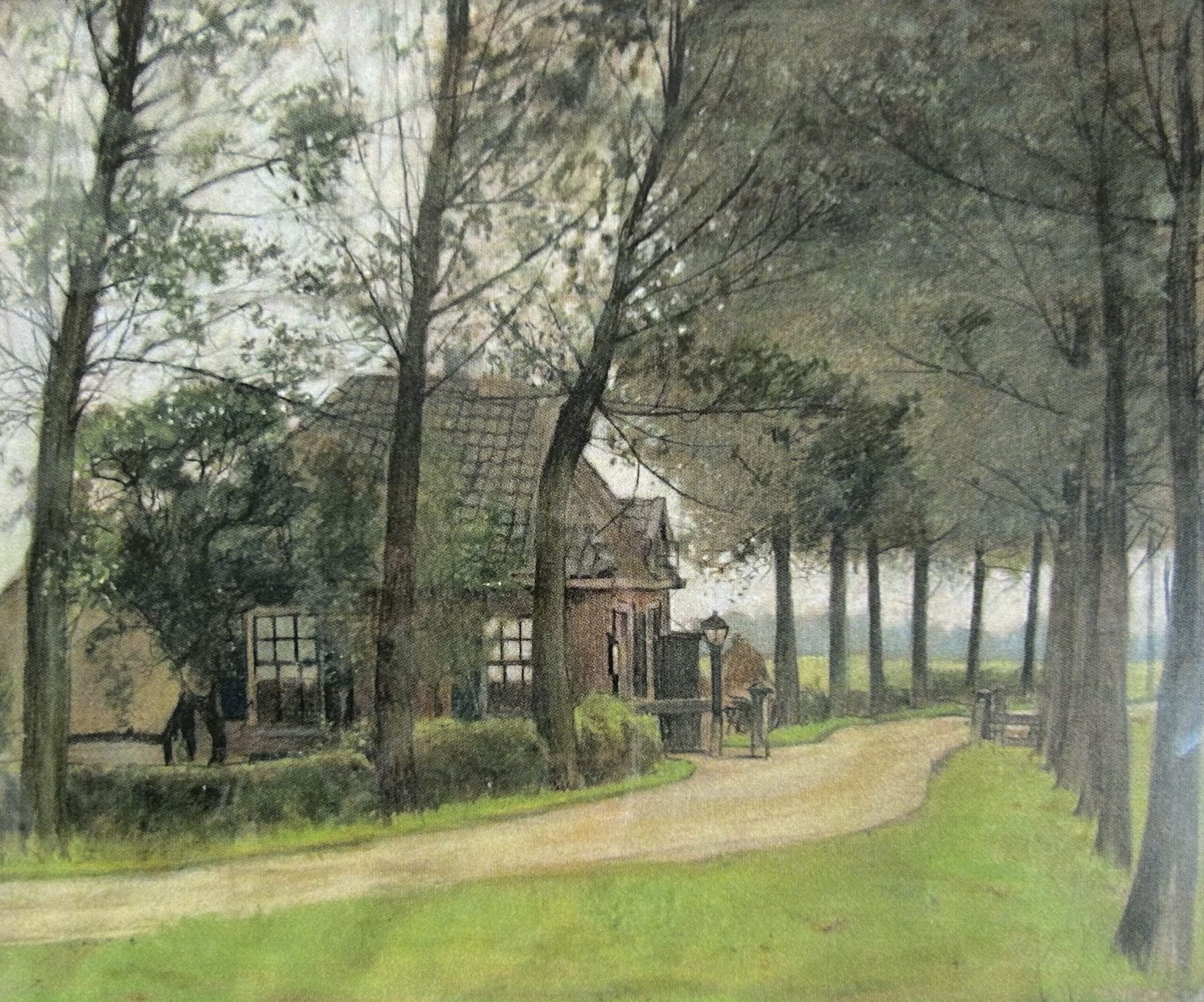 Tolhuis langs Kerkdijk naar Veessen (1917)