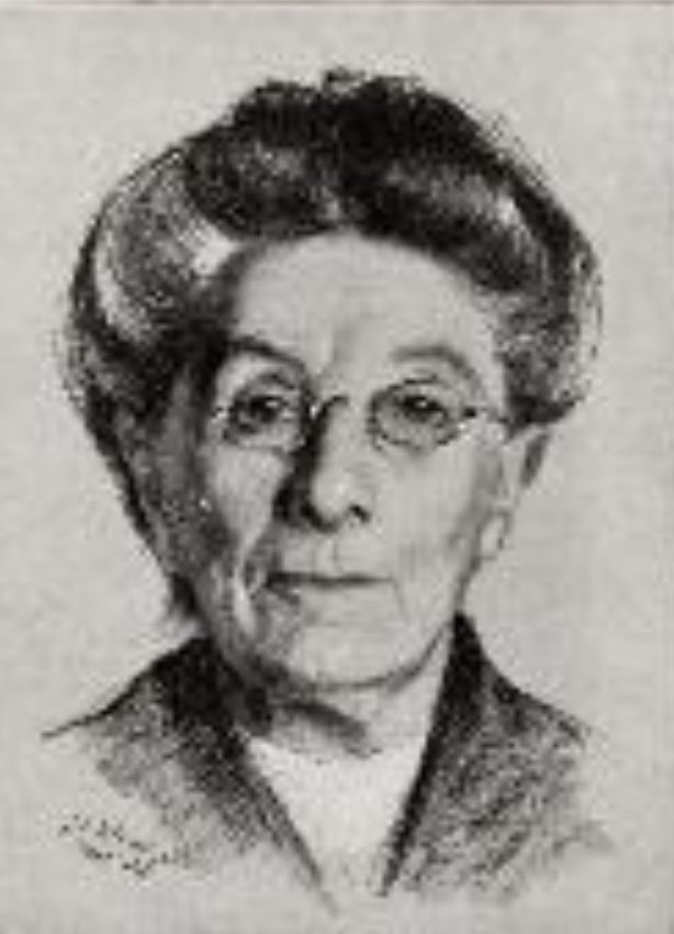 Portrettekening B.E. van Osselen-van Delden (1927)