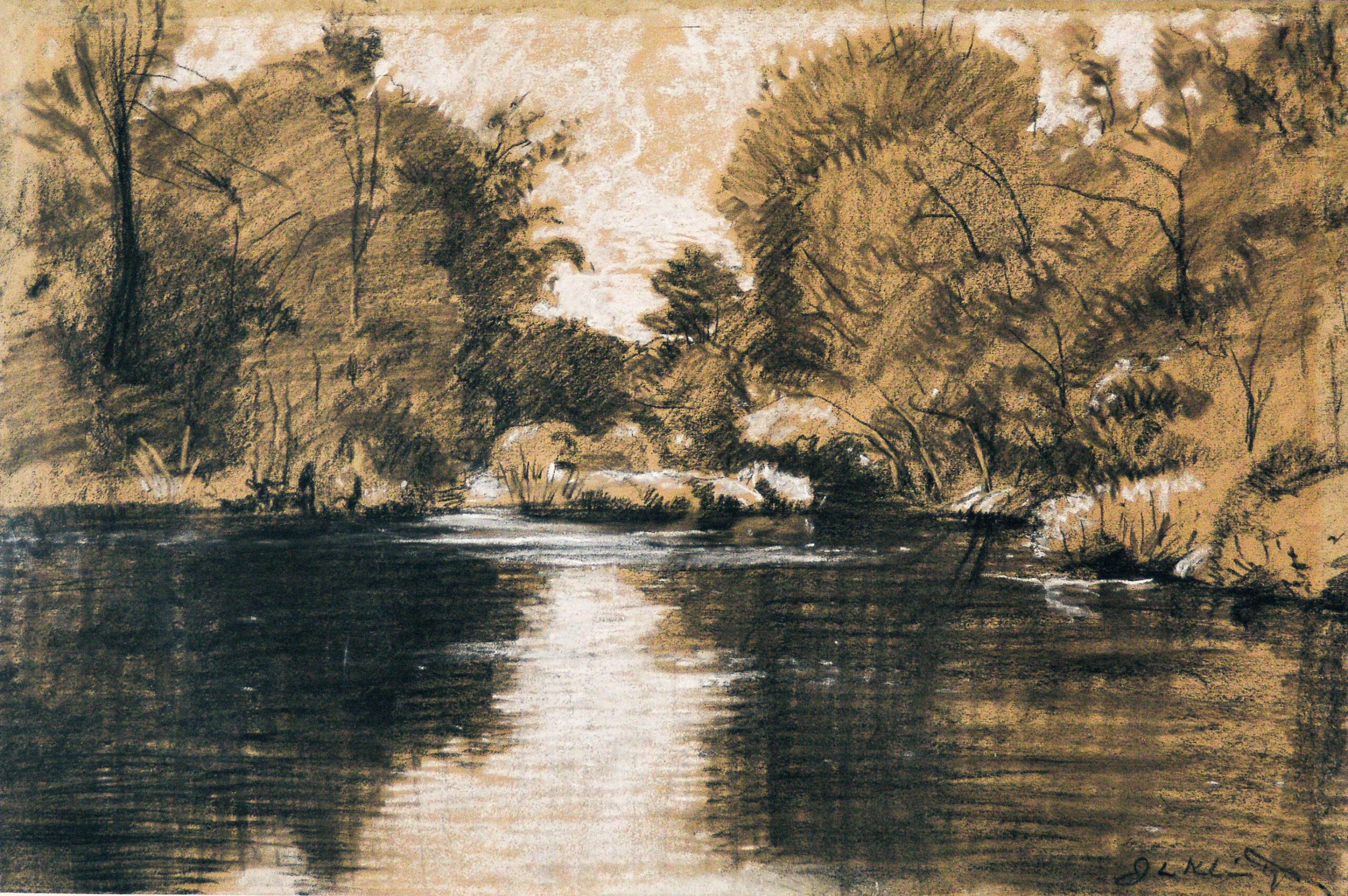 Vijver bij Kasteel Cannenburgh Vaassen