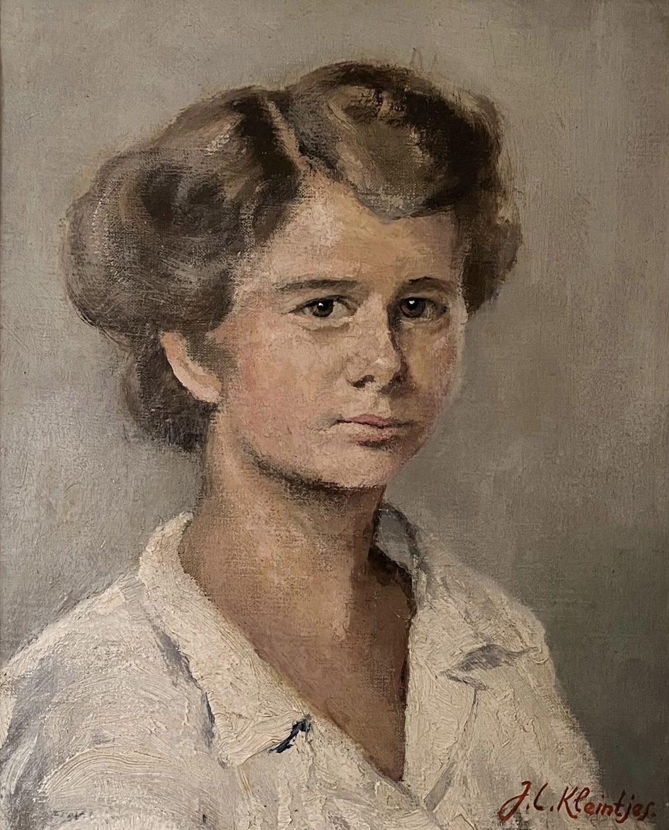 Portret Ingrid Kleintjes (ca 1950)