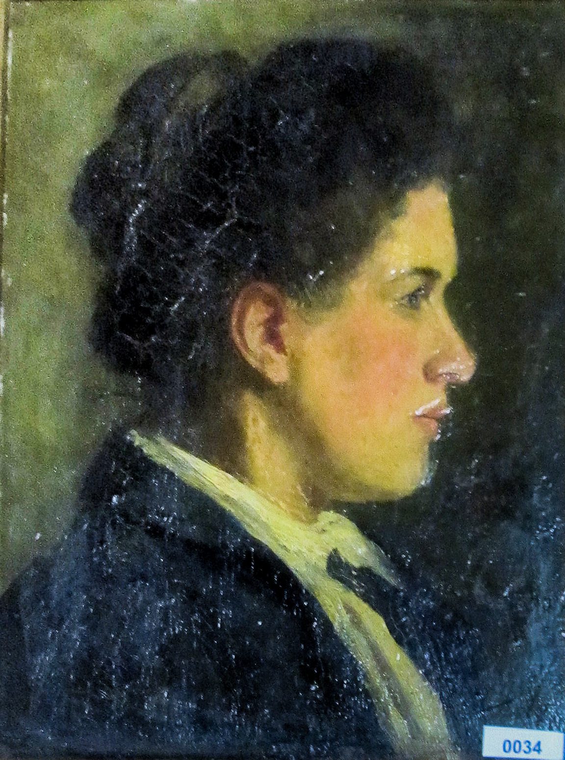 Portret van Bertha (Bé) van Osselen, zus van Hedwig (ca.1895)