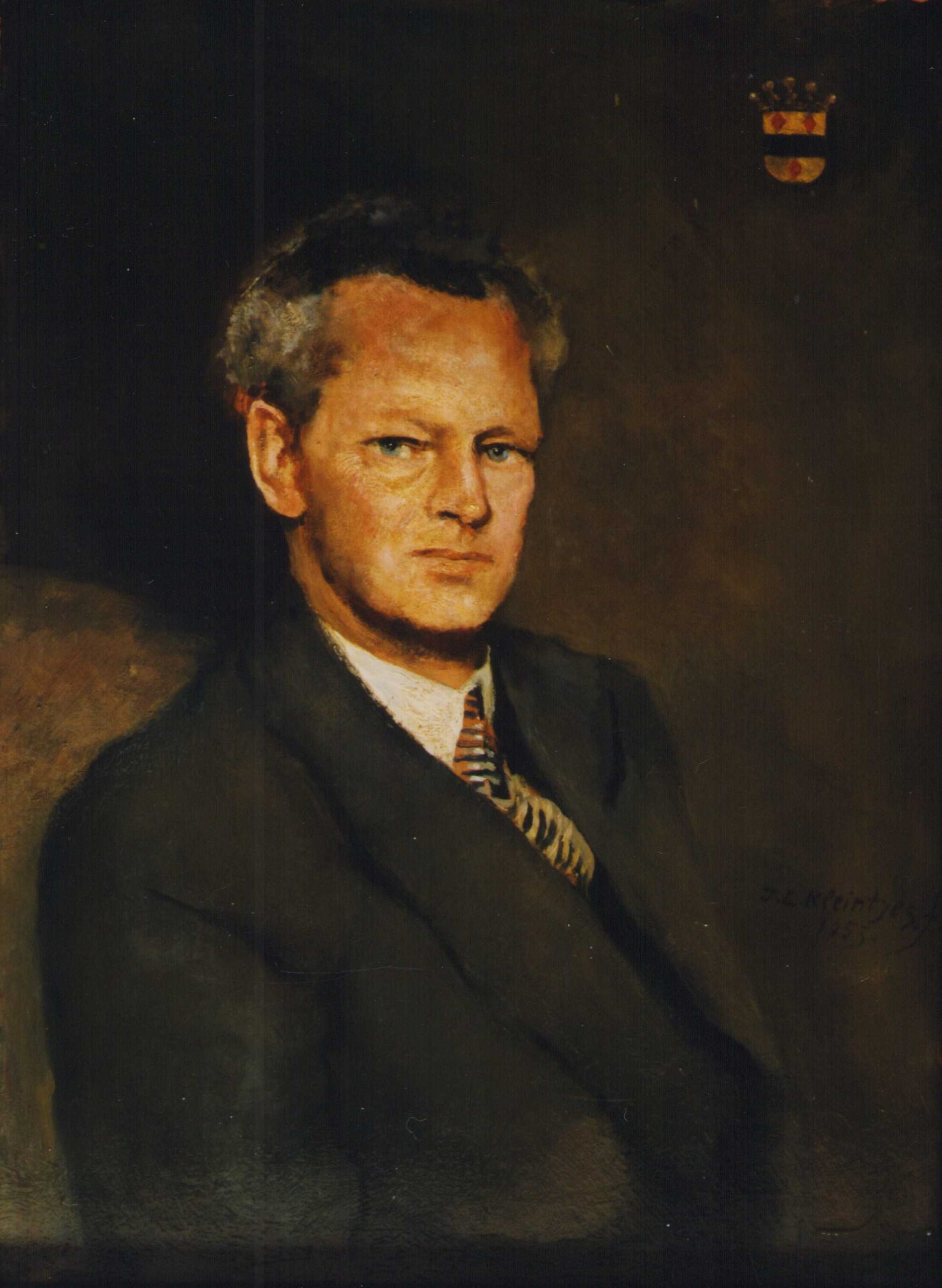 Portret burgemeester van de Poll (1953)