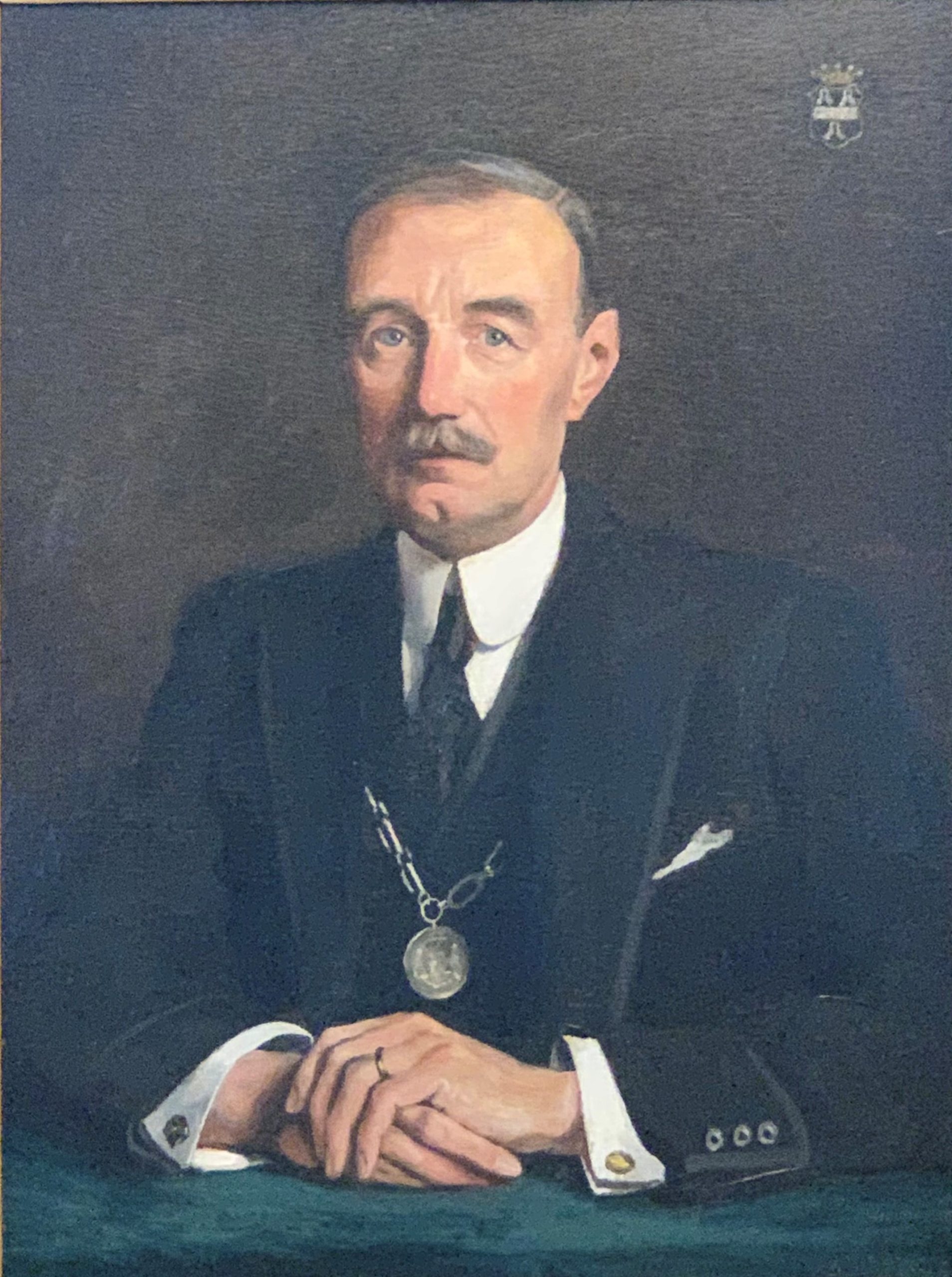Portret van burgemeester Jhr. F.G. Schorer