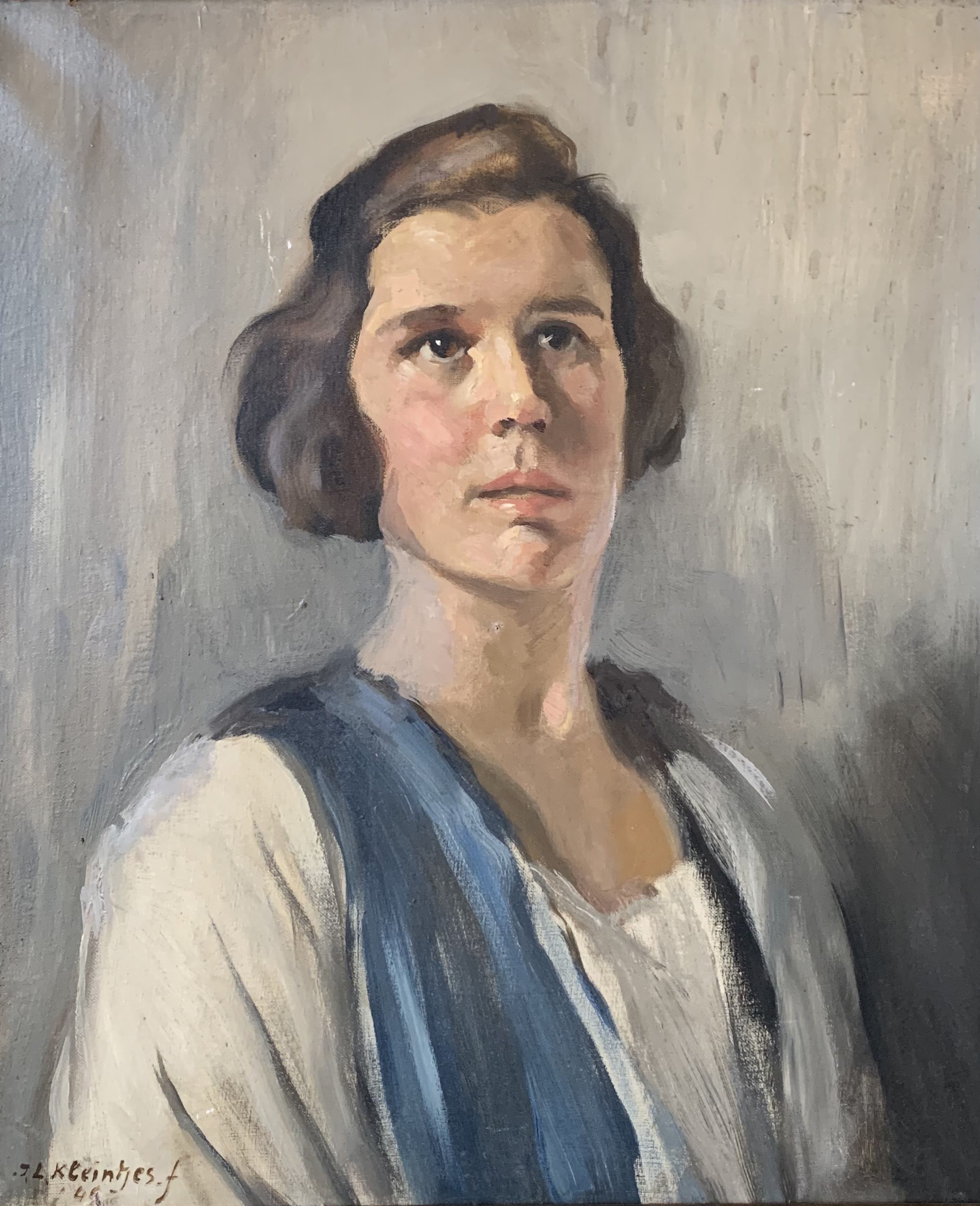 Portret Gerrie Tabak 19 jaar (1930)