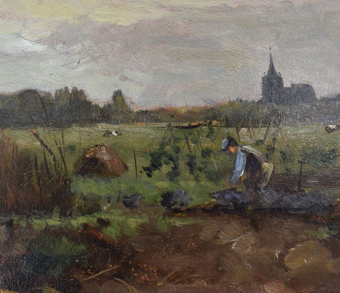 Landschap met boer (1907)