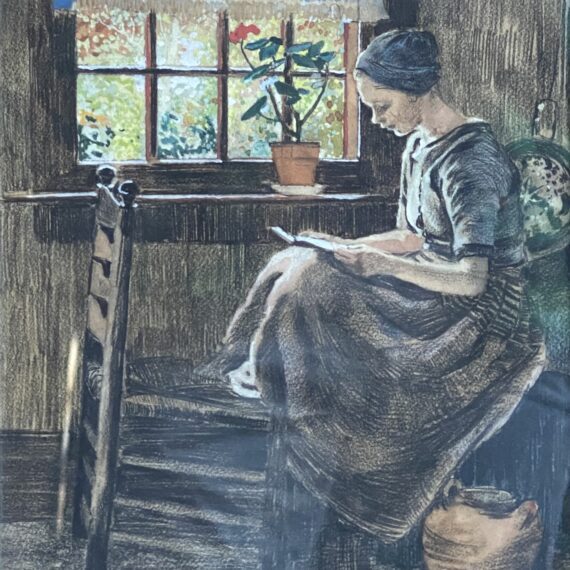 Lezend boerenmeisje (1903)