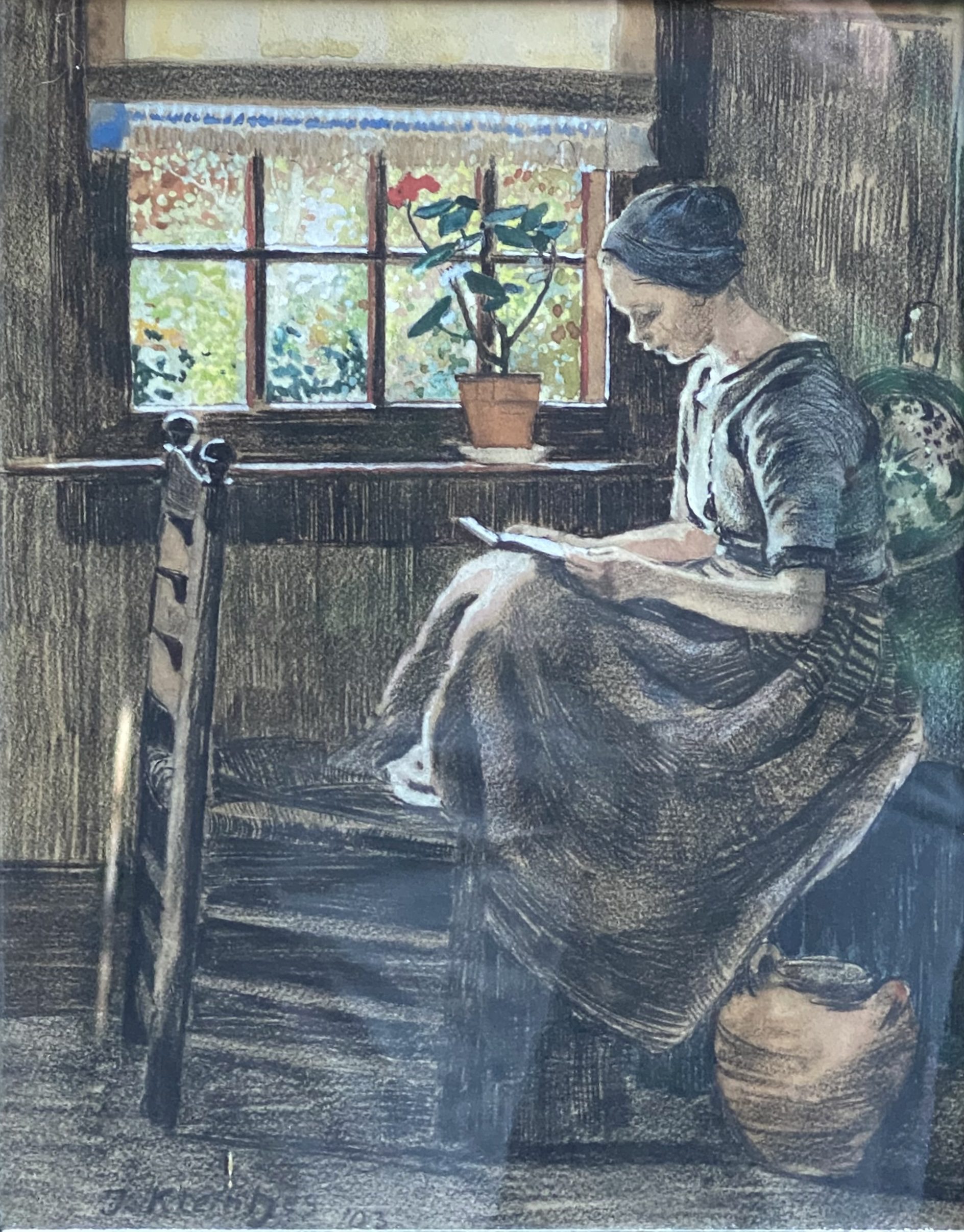 Lezend boerenmeisje (1903)