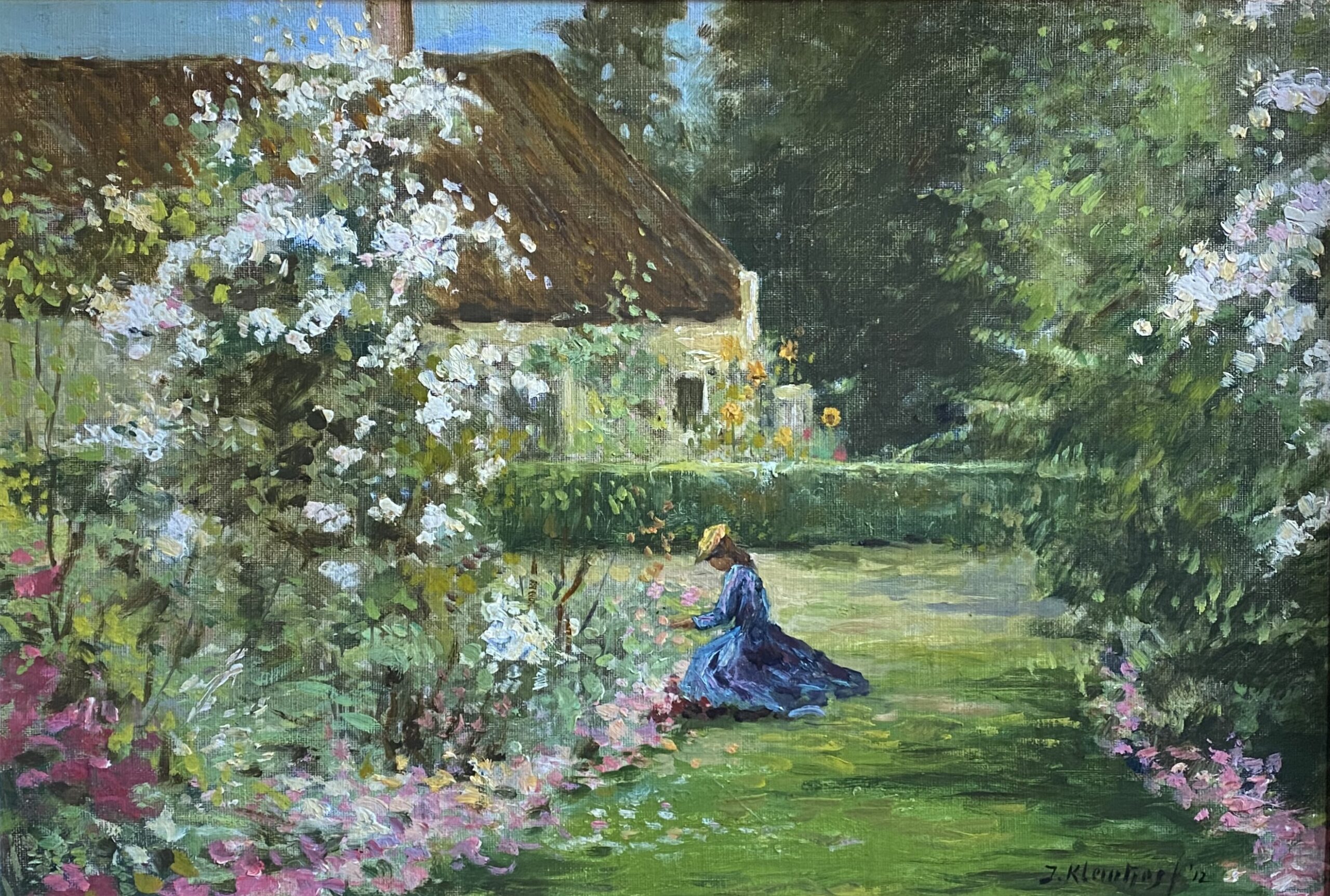 Meisje dat tuiniert (1912)
