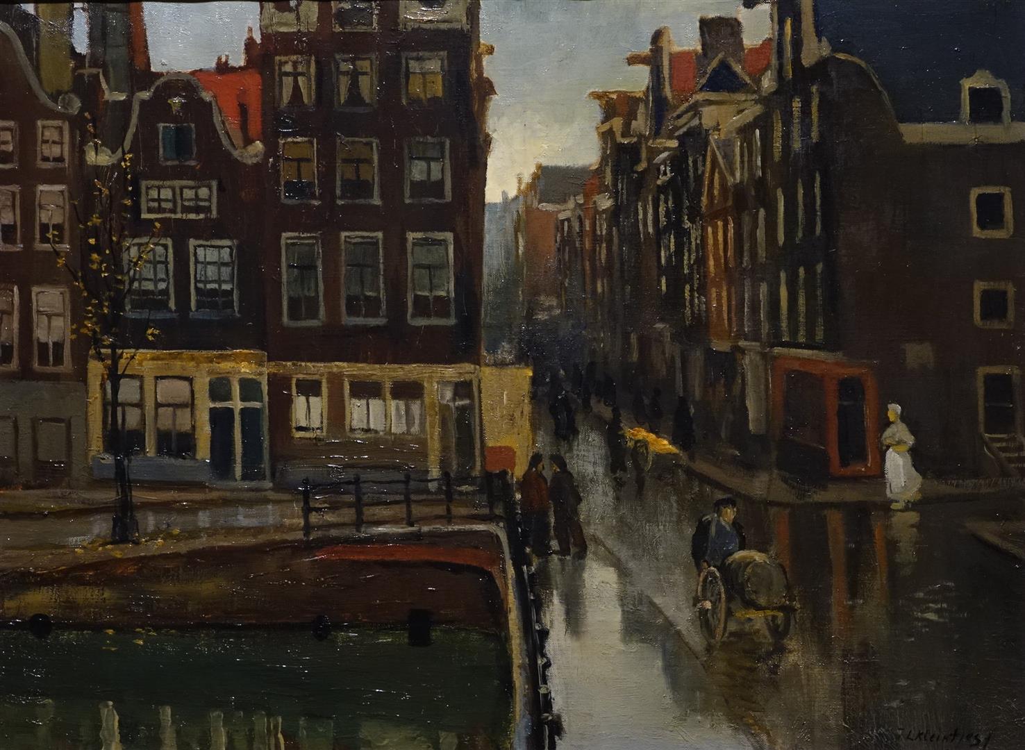 Runstraat hoek Prinsengracht Amsterdam (1894)