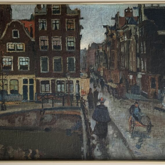 Runstraat vanaf de Prinsengracht Amsterdam (met Hedwig) (1894)