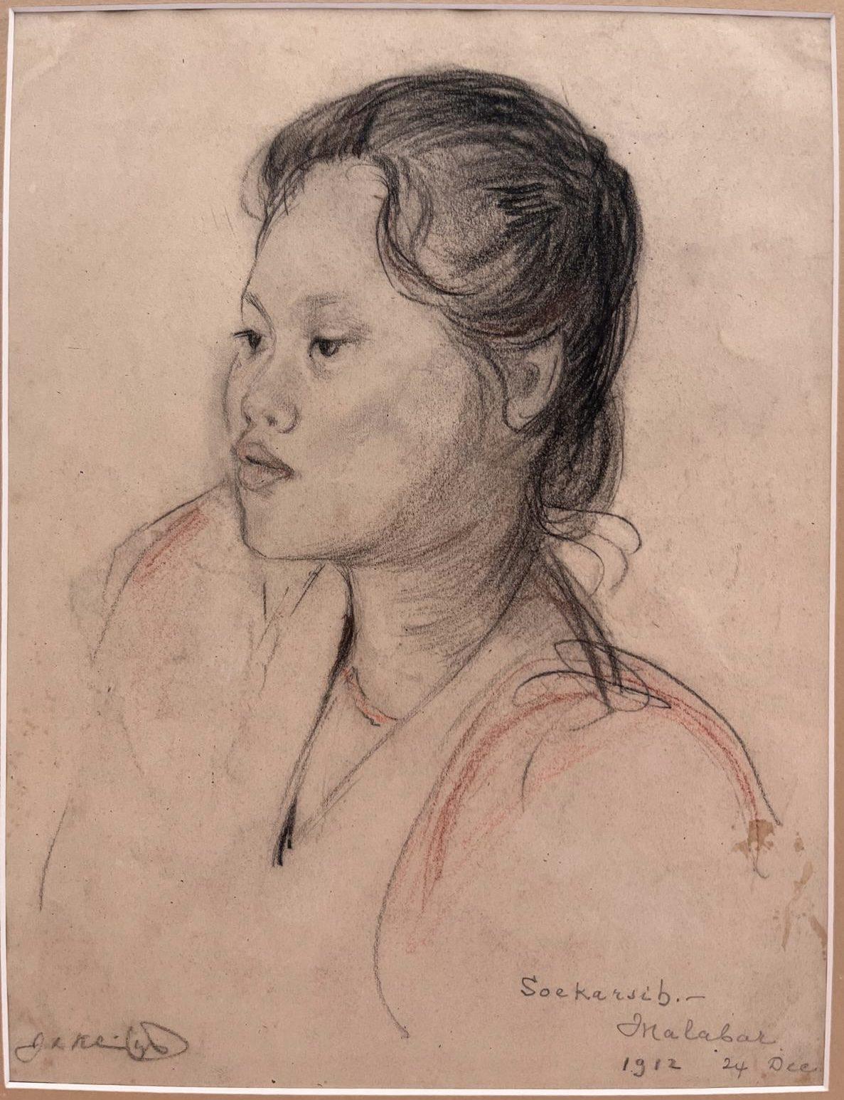 Portrettekening Soekarsib (1912)
