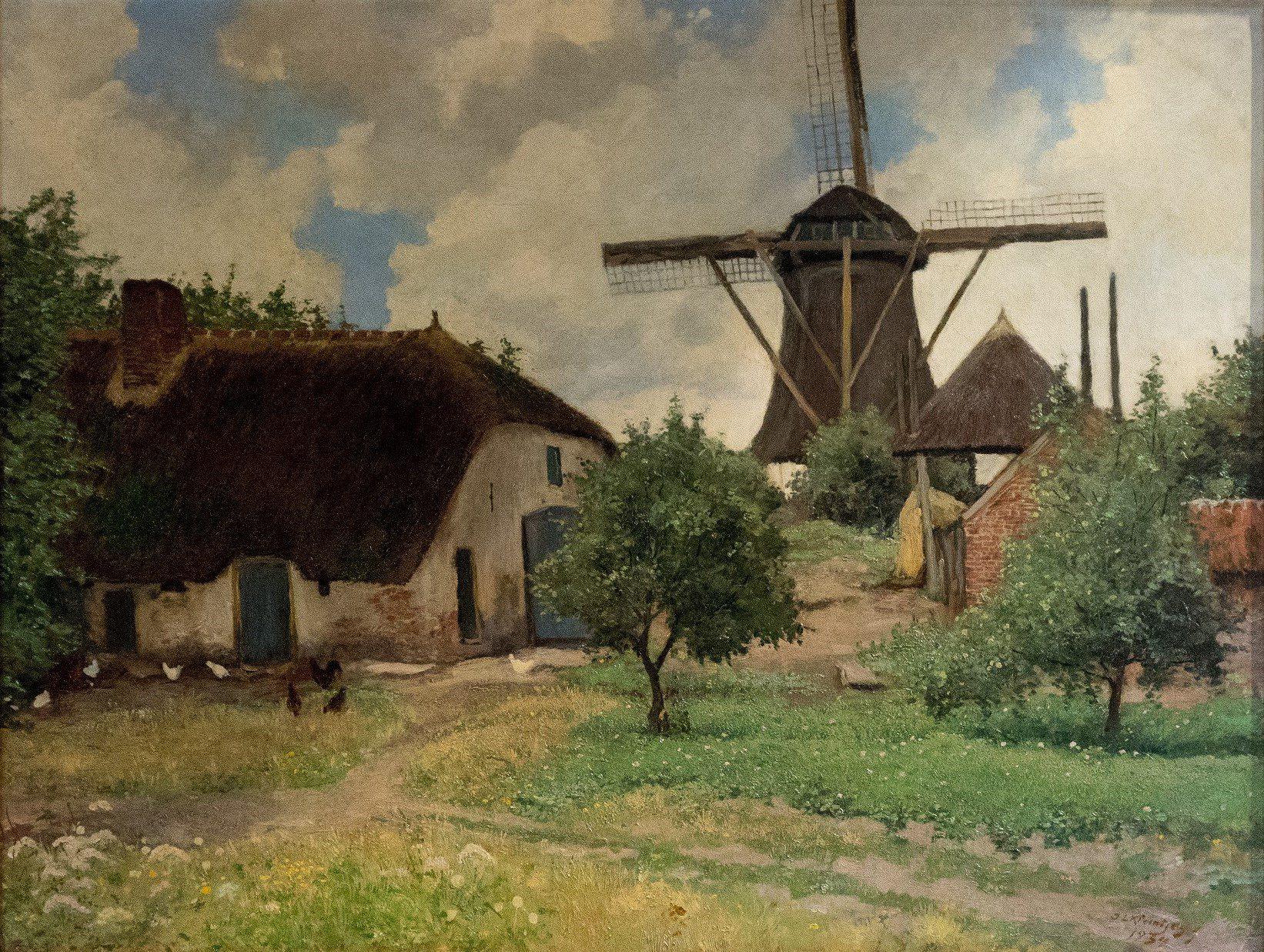 Molen de Vlijt in Wapenveld (1934)