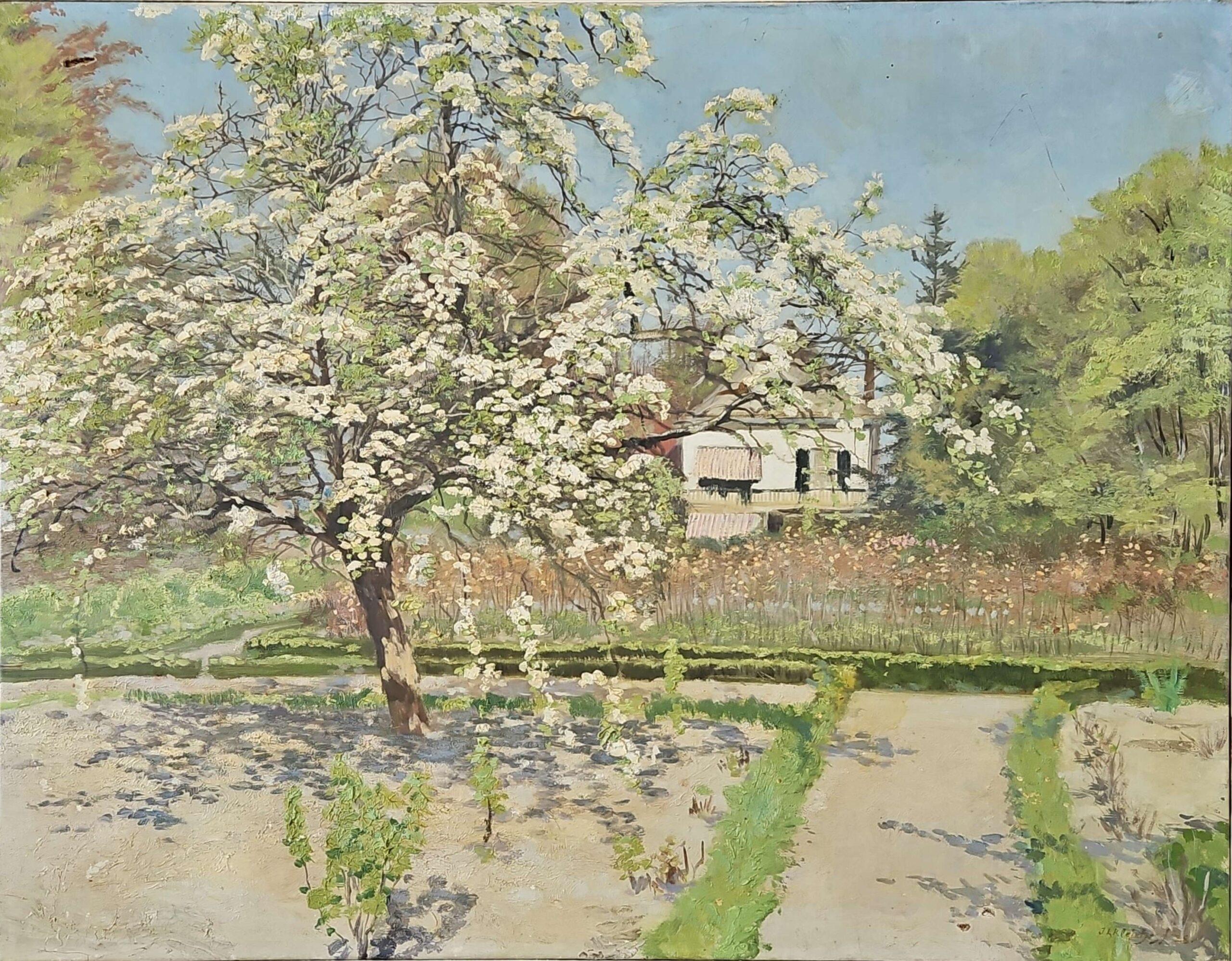 Bloeiende perenboom (1928)